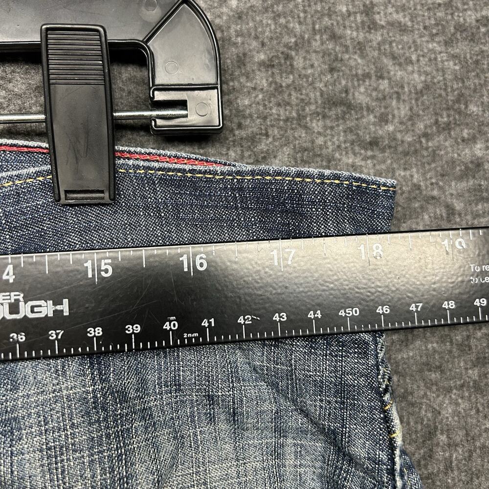 Levi's Red Collection Men's Boot Cut Jeans Cotton Denim 33x30 Blue‎ Vintage Y2K - Picture 4 of 10